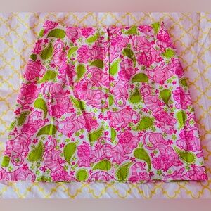 Lilly Pulitzer-size 4 mid length skirt- excellent condition